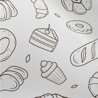 Simple Line Bread And Cake Chiffon
