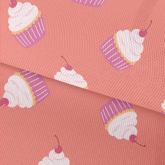 Pink Cherry Cream Cake Waterproof Oxford