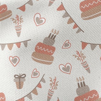 Graffiti Cake Heart Firecracke Waterproof Canvas