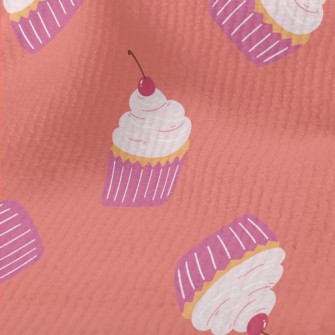 Pink Cherry Cream Cake Terry