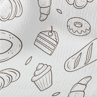Simple Line Bread And Cake Terry