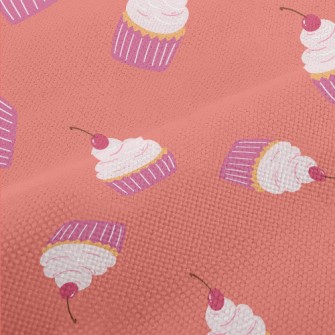 Pink Cherry Cream Cake Performance Linen