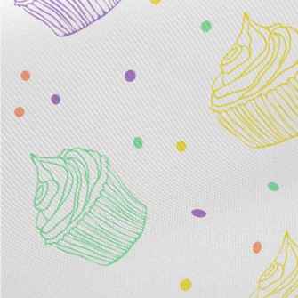 Colorful Line Cup Cake Twill