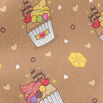 Delicate Cup Cakes And Flowers Standard Corduroy