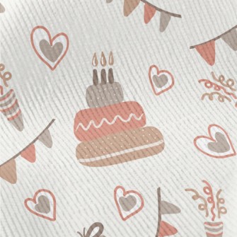 Graffiti Cake Heart Firecracke Standard Corduroy