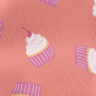 Pink Cherry Cream Cake Standard Corduroy