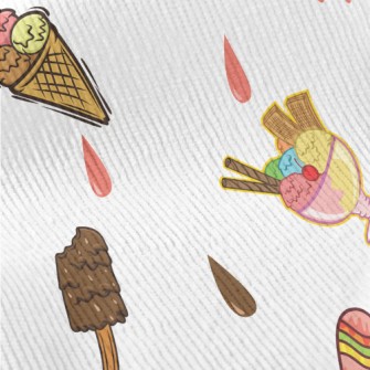 Hand Drawn Popsicles And Ice C Standard Corduroy