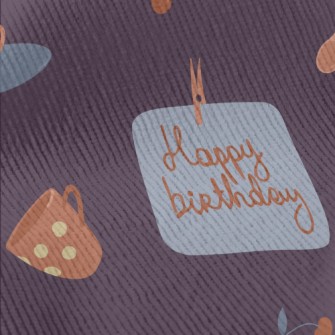 Birthday Cake Cup Cherry Standard Corduroy