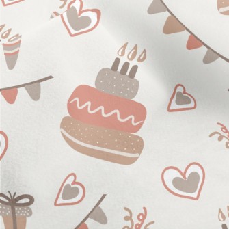 Graffiti Cake Heart Firecracke Micro Fleece