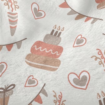 Graffiti Cake Heart Firecracke Minky