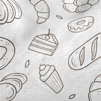Simple Line Bread And Cake Minky