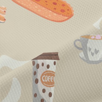 Hot Coffee Cake Pie Piqué