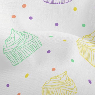 Colorful Line Cup Cake Lightweight Performance Linen