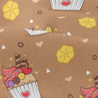 Delicate Cup Cakes And Flowers Modern Jersey