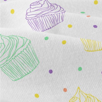 Colorful Line Cup Cake Modern Jersey