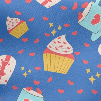 Cake Cup Love Gift Jersey Backed Fleece