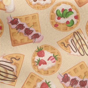 Different Flavors Of Muffins Jersey Backed Fleece
