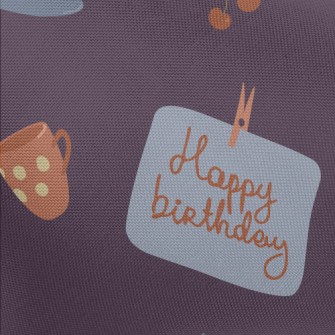 Birthday Cake Cup Cherry Pongee