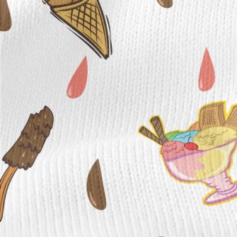 Hand Drawn Popsicles And Ice C Stretch Jersey