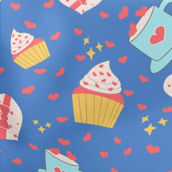 Cake Cup Love Gift Lightweight Cotton Poplin