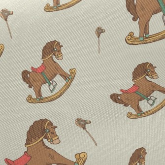Wooden Rocking Horse Twill