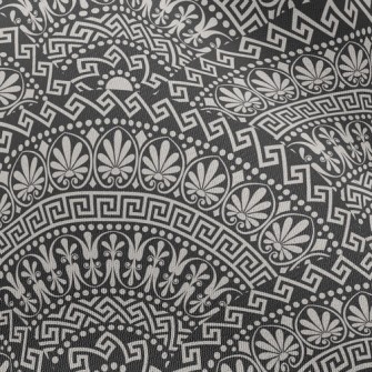 Mysterious Black And White Kal Chiffon
