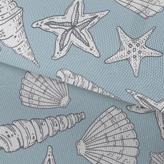 Mottled Shell Starfish Waterproof Oxford
