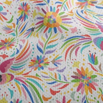 Beautiful Colorful Bird Athletic Mesh Flat Back