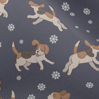 Chasing Snowflake Dogs Chiffon