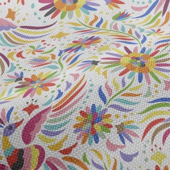 Beautiful Colorful Bird Performance Linen