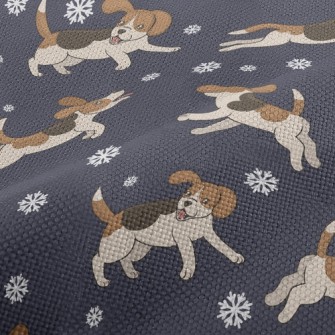 Chasing Snowflake Dogs Performance Linen