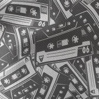 Classic Retro Cassette Waterproof Canvas