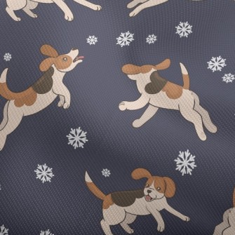 Chasing Snowflake Dogs Dobby