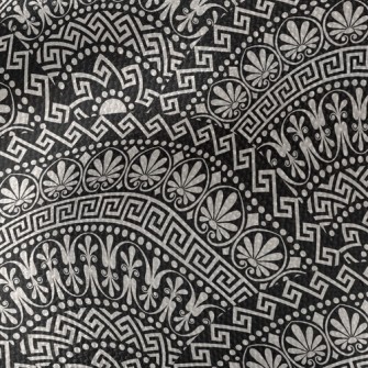 Mysterious Black And White Kal Waterproof Canvas