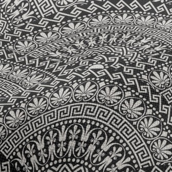 Mysterious Black And White Kal Performance Linen