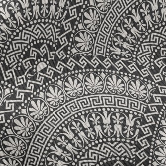 Mysterious Black And White Kal Standard Corduroy