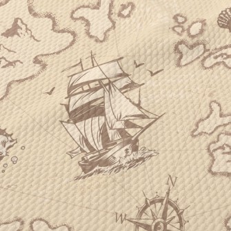 Sailing Sailing Map Birdseye Piqué