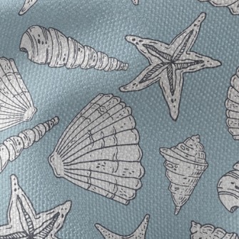 Mottled Shell Starfish Waterproof Canvas