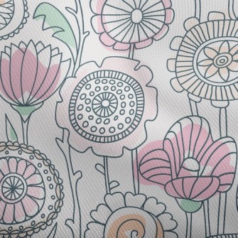 Childlike Line Flowers Dobby