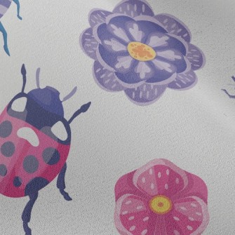 Various Colorful Insects Chiffon
