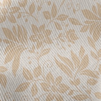 Withered Yellow Flowers And Le Standard Corduroy