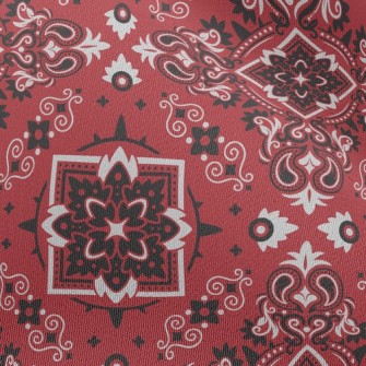 Bright Mysterious Damask Chiffon