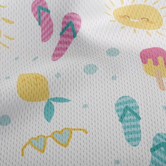 Sunglasses Beach Slippers Athletic Mesh Flat Back