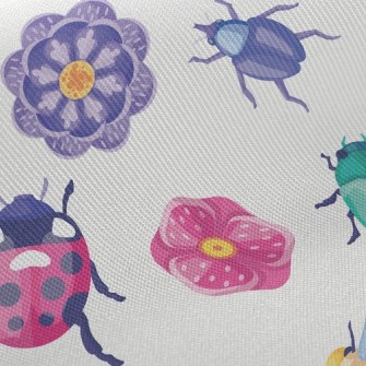 Various Colorful Insects Twill