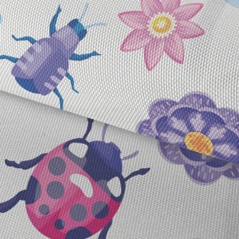 Various Colorful Insects Waterproof Oxford