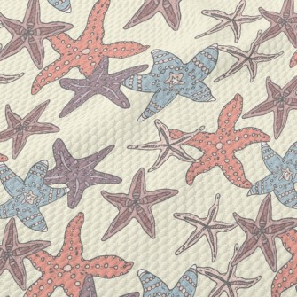 Various Starfish Families Birdseye Piqué