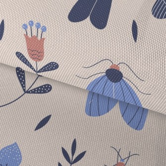 Insects In The Garden Waterproof Oxford
