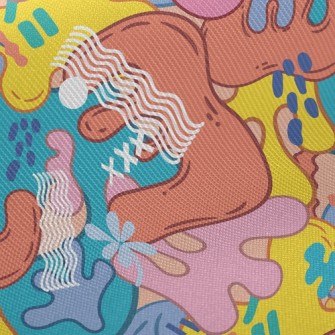Strange Irregular Shape Twill