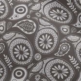Mysterious Paisley Flower Chiffon
