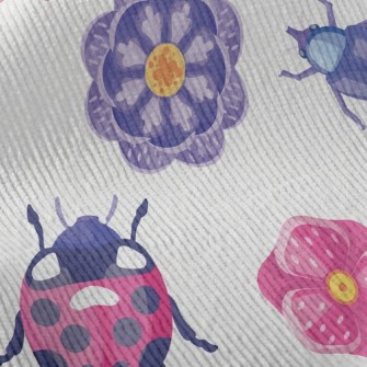 Various Colorful Insects Standard Corduroy
